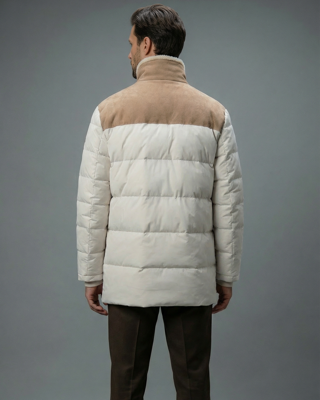 4011O00105MEDEF BORMIO White and Beige