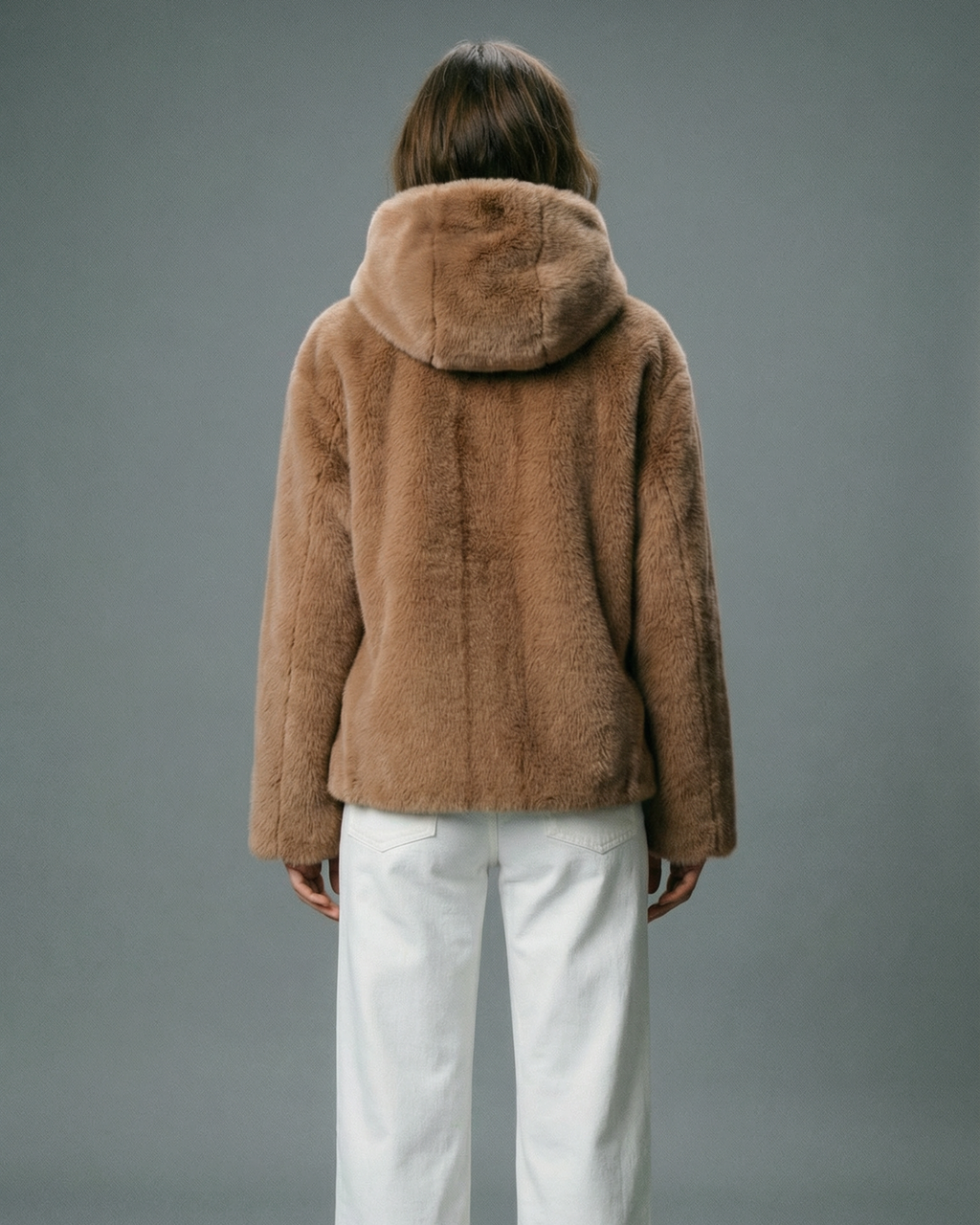 4021O00176MRDEF YOSE Fake Fur Mink
